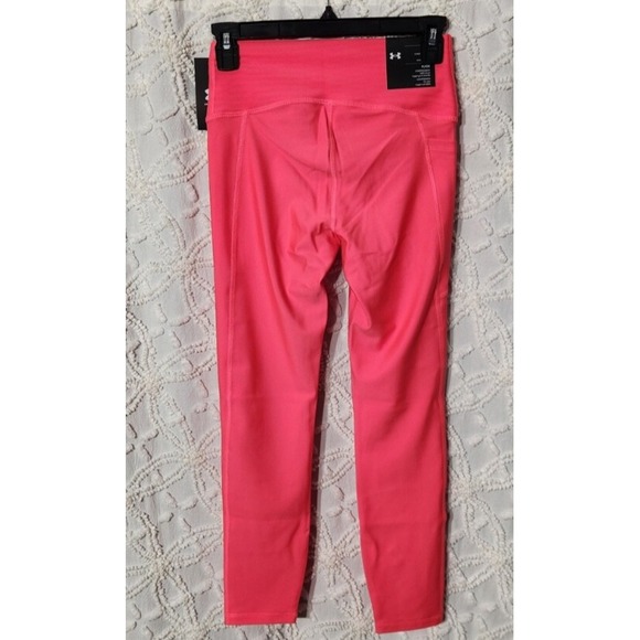 Under Armor‎ Womens Compression Leggings Size Small Pink Bright Athleisure Yoga - Picture 8 of 12